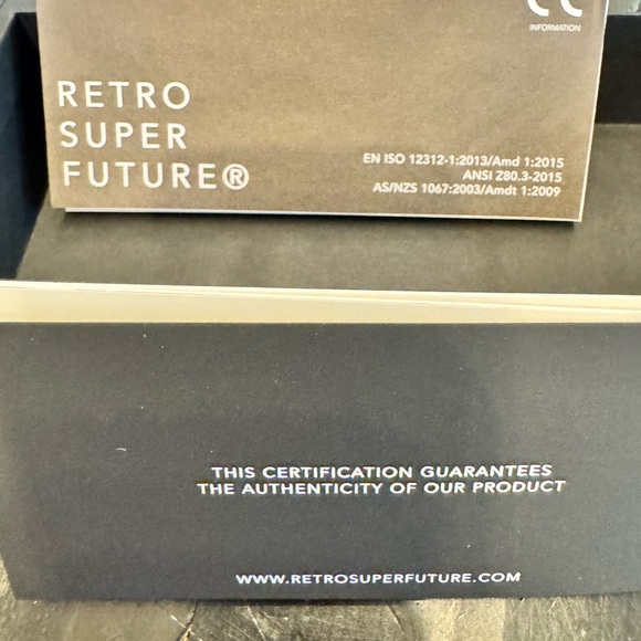New in Box: Italian RetroSuperFuture Blue Andy Warhol Sunglasses Unisex main image 12